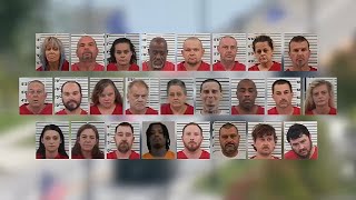 25 people arrested after southern Indiana police bust major drug ring with ties to Louisville [upl. by Jamison]