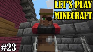 First Weaponsmith  Lets Play Minecraft 121 Episode 23 [upl. by Kerin500]