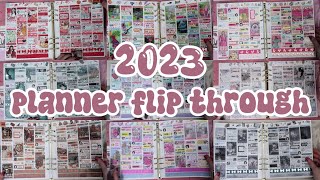 2023 Planner Flip Through ✨ ALL THE SPREADS [upl. by Cristal303]