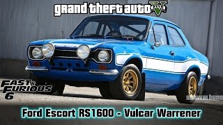 GTA 5 Fast Five  Ford Escort RS 1600 Warrener Car Build 39 [upl. by Anelahs]