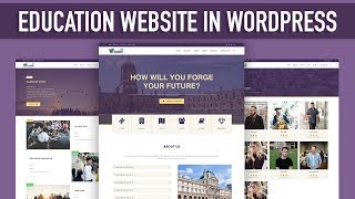 How to Create a School College or University Website with WordPress [upl. by Nilved]