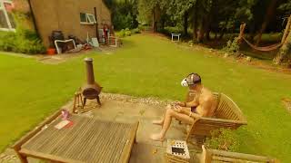 Battling High Winds LowAltitude Drone Through Garden Obstacles [upl. by Gabie288]