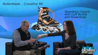 2013 Rollerblade Crossfire 90 Mens Review by INLINESKATESCOM [upl. by Jareen316]