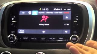 Fiat uConnect live preview da HDmotoriit [upl. by Nehtanhoj220]