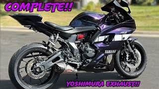 Rebuilding A Wrecked 2023 Yamaha R7 Part 7 [upl. by Fife776]