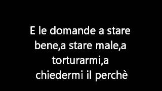 Tiziano Ferro  La differenza tra me e te  TESTO  LYRICS [upl. by Zsazsa]