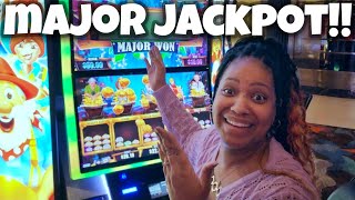 She Won A Huge Major Jackpot On This New Slot Machine [upl. by Llimaj]