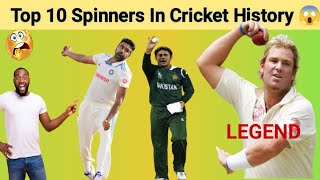 Top 10 Best Spinners in Cricket History [upl. by Nance]