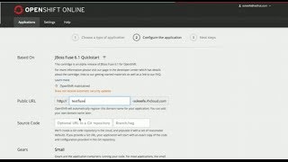 Getting Started with JBoss Fuse on OpenShift [upl. by Limber621]