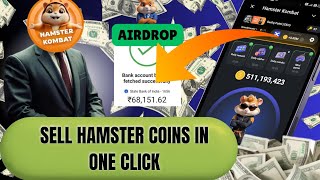 HOW TO SELL HAMSTER COINS IN ONE CLICK [upl. by Eintirb]