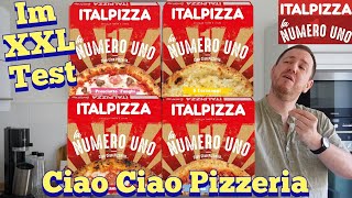 ITALPIZZA la Numero Uno Pizza Salamino 5 Formaggi Prosciutto e Funghi Tonno amp Cipolla im Test [upl. by Nnylanna234]