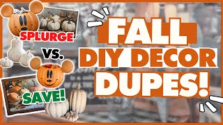 NEW Fall Home Decor DIYs 🍁 Get the highend look for less with these FALL DUPE DIYS 🤯 [upl. by Nyletac]