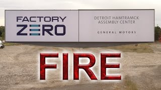 GM Factory Zero Shocking 3rd Alarm Fire [upl. by Eirtemed549]