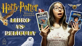 Harry Potter y la Piedra Filosofal  DIFERENCIAS entre el Libro y la Película [upl. by Rudolfo]