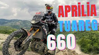 Aprilia Tuareg 660 Review The Ultimate Adventure Bike 🚀 [upl. by Ydderf]