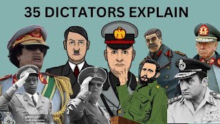 35 Worst Dictators Explained  Whos the Worst PART 1 [upl. by Alonso]