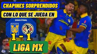 Tigres 11 América  GUATEMALTECOS ENLOQUECEN con la FINAL de LIGA Mx [upl. by Luapsemaj]