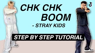 Stray Kids quotChk Chk Boomquot EASY DANCE TUTORIAL Beginner Friendly [upl. by Vikky512]