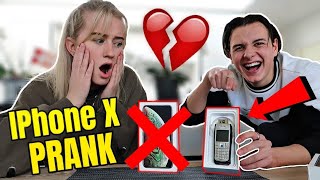 DOBBELT IPHONE X PRANK PÅ JOS Fødselsdags gave [upl. by Grove]