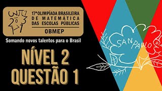 OBMEP 2022 NÍVEL 2 QUESTÃO 1  FASE 1  VAGAS DO ESTACIONAMENTO [upl. by Cornelle]