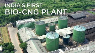 This is Indias first BioCNG plant that fuels Indores buses [upl. by Aivatnohs712]