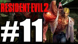 Resident Evil 2 Leon B W Commentary P11  Boss Time [upl. by Ardnasyl582]