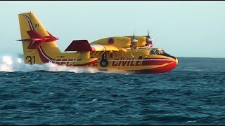 Canadair en action  Saint Raphaël 010917 [upl. by Hoy]