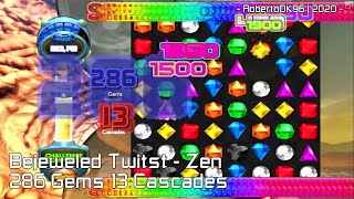 Bejeweled Twist  286 Gems 13 Cascades [upl. by Akirdnas524]