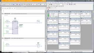 Simulation of counter CTU CTD CTUD SCUD SCU SC CUCD in Tia Portal V12 [upl. by Ambrosi846]