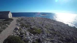 Punta Planka Croatia  Live panorama view [upl. by Nhguavahs]