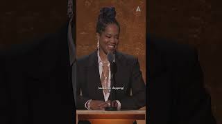 Regina King Honors Angela Bassett  14th Governors Awards Moment 2024 [upl. by Taft]