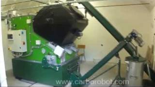 CARBOROBOT Biomass central heating 300kWmp4 [upl. by Aimas181]