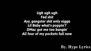 Lil Baby ft Moneybagg Yo  All Of A Sudden Lyrics [upl. by Peregrine]