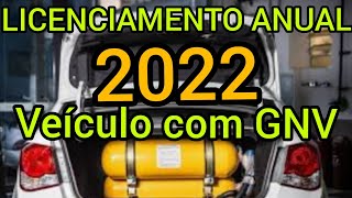 DETRAN RJ Licenciamento anual 2022 de veículo com GNV [upl. by Nitsirt]