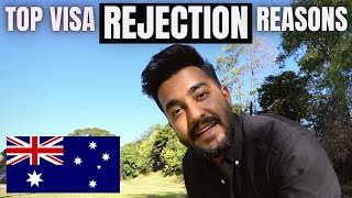 TOP 5 REASONS FOR REJECTION OF AUSTRALIA STUDENT VISA [upl. by Germaine160]