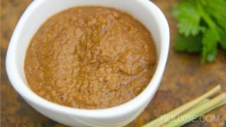 How to make Indonesian Peanut Sauce [upl. by Ardnwahs]