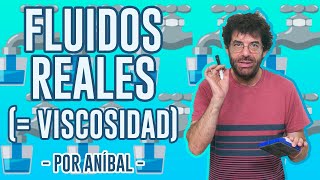 FLUIDOS parte 1 FLUIDOS REALES  VISCOSIDAD  Biofísica CBC  Física En Segundos por Aníbal [upl. by Gnart]