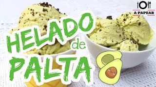 HELADO de AGUACATE PALTA 🥑 CASERO con 4 INGREDIENTES [upl. by Ralyks]