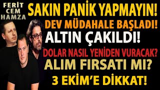 SAKIN PANİK YAPMAYIN DEV MÜDAHALE BAŞLADI ALTIN ÇAKILDI DOLAR YENİDEN VURACAK ALIM FIRSATI MI [upl. by Drugi932]