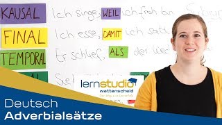 Adverbialsätze  Deutsch Nachhilfe [upl. by Island]