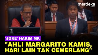 Kocak Hakim MK Saldi Isra Candai Margarito Kamis Ahli Prabowo Kalau Hari Lain Tak Cemerlang [upl. by Mariele692]