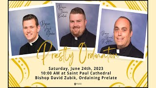 Priesthood Ordination Mass  June 24 2023 [upl. by Icyak]