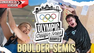 Budapest OQS 2024 Climbing  Boulder Semis │Condensed version [upl. by Acinorej]