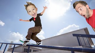 FATHER SON SKATEBOARDING VIDEO GAME 3  Skater XL [upl. by Ylrebme]