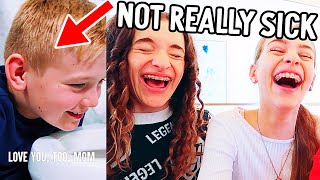 KID BUSTED FAKING SICK TO GET OFF SCHOOL EXAM hilarious  Norris Nuts React to Dhar Mann [upl. by Anglim13]