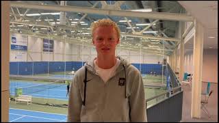 Filip Grov Møller  College Tennis Reel  Fall 2025 [upl. by Eirojram104]