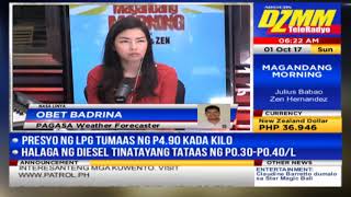 Mga pagulan magpapatuloy sa paglayo ng LPA [upl. by Ahsekram]