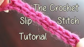 How to crochet the Slip Stitch  Basic Crochet Lessons [upl. by Umeh217]