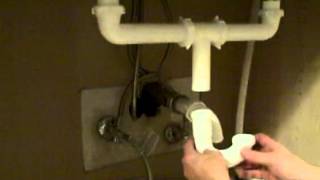 Kitchen Sink Plumbing  How to Replace a Kitchen Sink Trap [upl. by Erminie309]