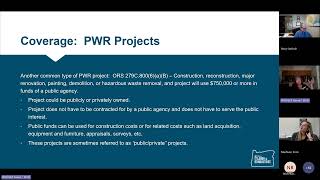 Prevailing Wage with Oregon Broadband Office  April Meeting Recording [upl. by Noxas545]